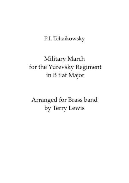 Military March In B Flat Sheet Music