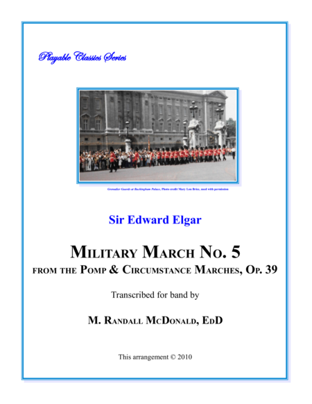 Military March Number 5 From The Pomp And Circumstance Marches Sheet Music