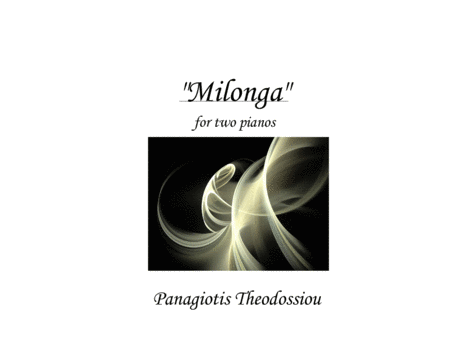 Milonga For Piano Duo Sheet Music