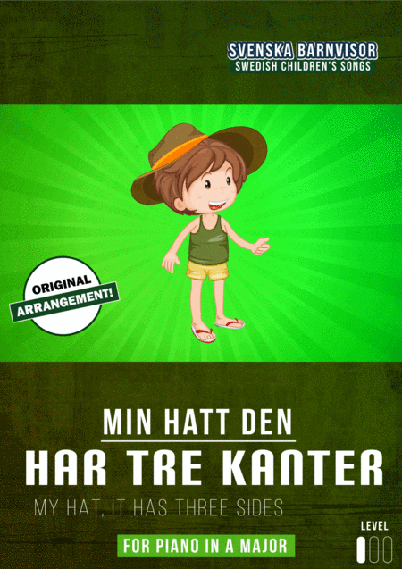 Free Sheet Music Min Hatt Den Har Tre Kanter