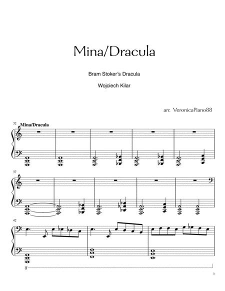 Free Sheet Music Mina Dracula Original Extended Version