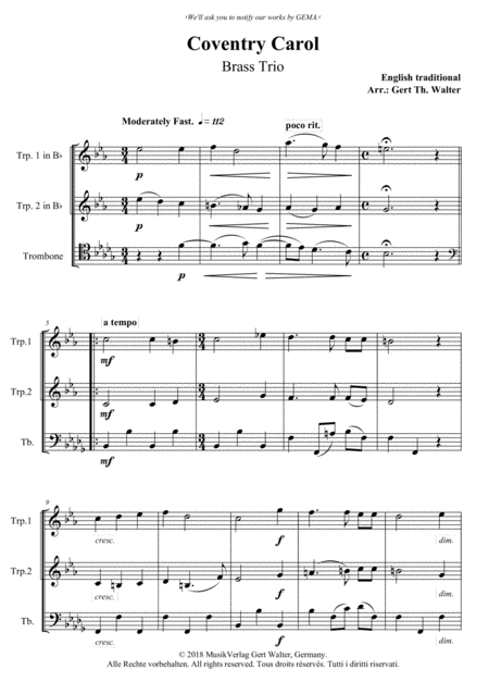 Miniature Overture Accompaniment Track For String And Wind Instruments Christmas Sheet Music