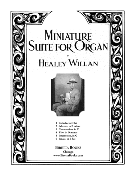 Free Sheet Music Miniature Suite For Organ