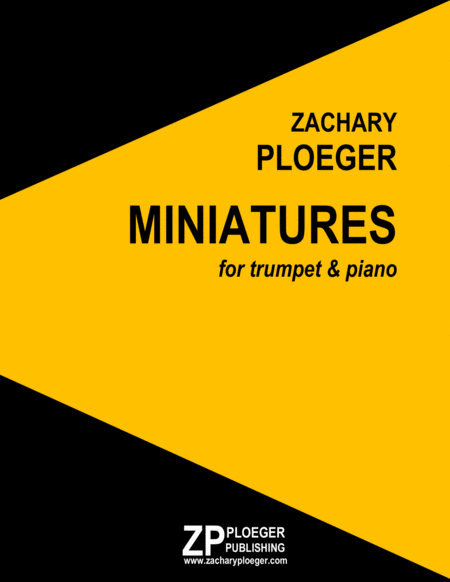 Miniatures For Trumpet And Piano Sheet Music