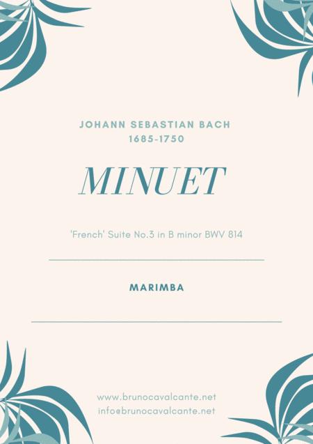 Minuet Bwv 814 Bach Marimba Sheet Music