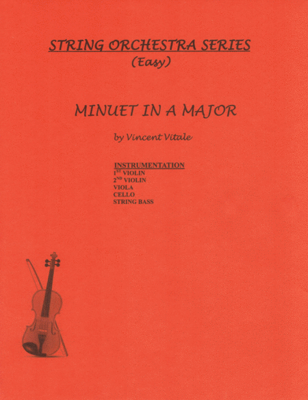 Minuet In A Major Sheet Music