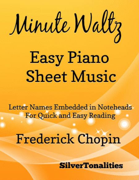 Minute Waltz Easy Piano Sheet Music Sheet Music