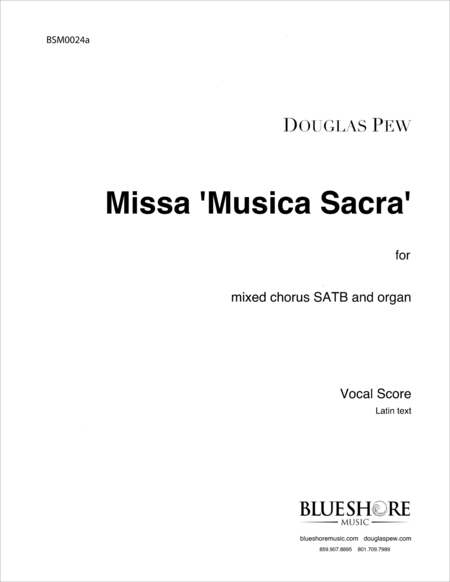 Free Sheet Music Missa Musica Sacra Satb And Organ