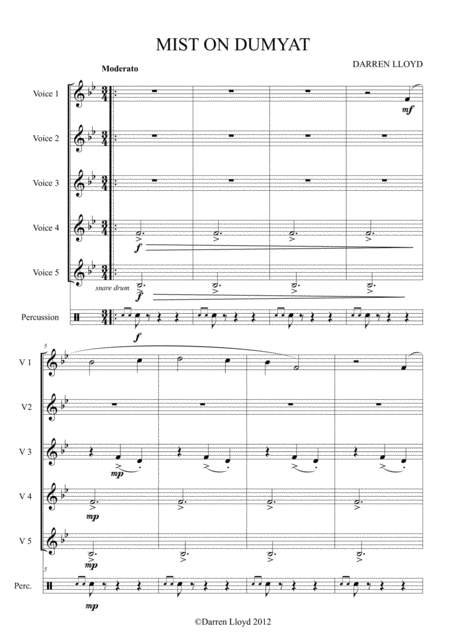 Mist On Dumyat Flexible Beginner Band Sheet Music