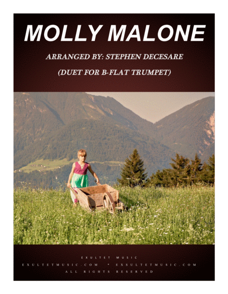 Free Sheet Music Molly Malone Duet For Bb Trumpet