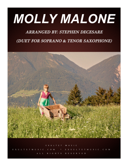 Molly Malone Duet For Soprano And Tenor Saxophone Sheet Music