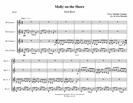 Molly On The Shore An Irish Reel Sheet Music