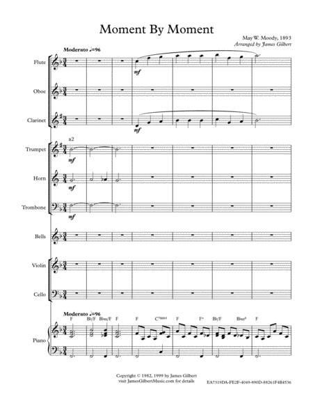 Moment By Moment Version 1 Ie012 Sheet Music