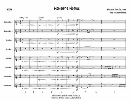 Moment Notice Sheet Music