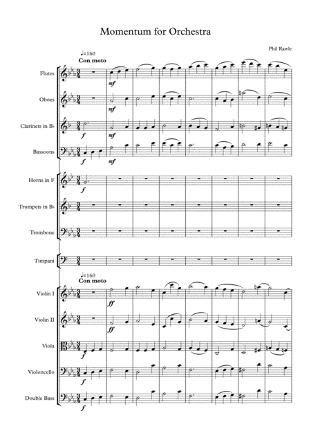 Momentum For Orchestra Sheet Music