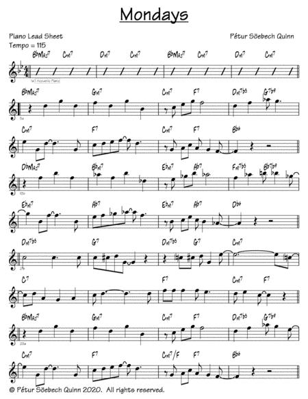 Free Sheet Music Mondays