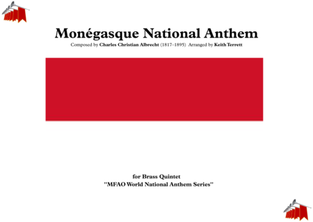 Free Sheet Music Mongasque Monaco National Anthem For Brass Quintet