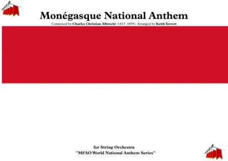 Mongasque Monaco National Anthem For String Orchestra Mfao World National Anthem Series Sheet Music