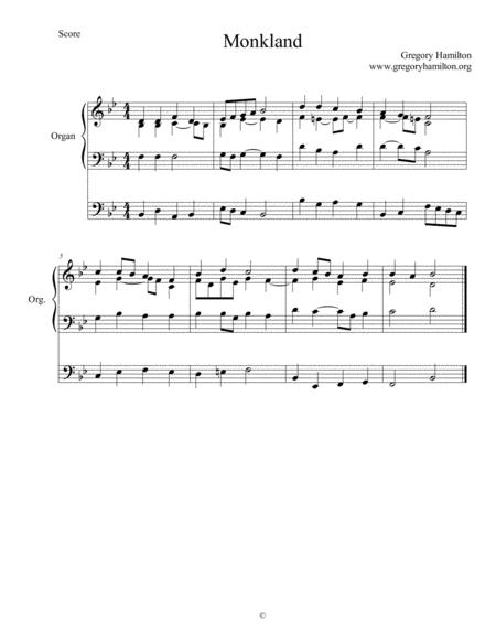 Monkland Songs Of Praise The Angels Sang Alternate Harmonization Sheet Music