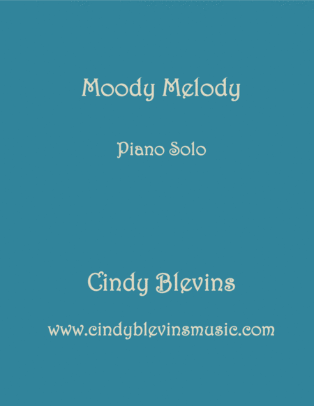 Moody Melody An Original Piano Solo From My Piano Book Windmills Sheet Music