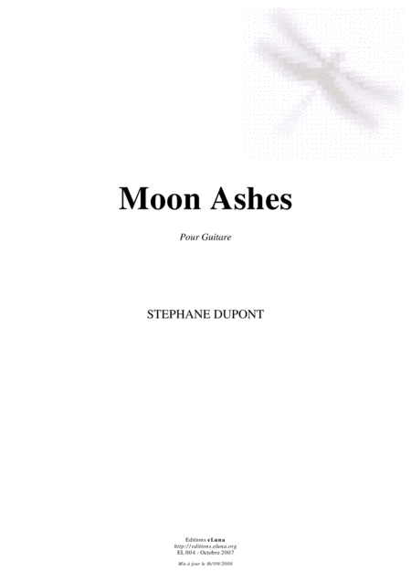 Moon Ashes Sheet Music