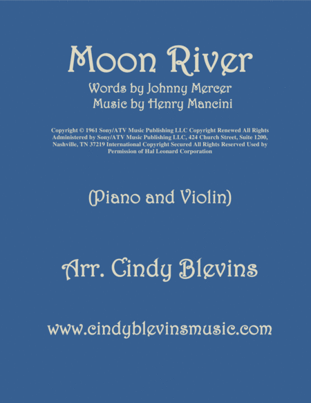 Moon River Arranged For Piano And Violin Sheet Music