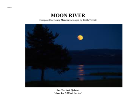 Moon River For Clarinet Quintet Drum Kit Sheet Music