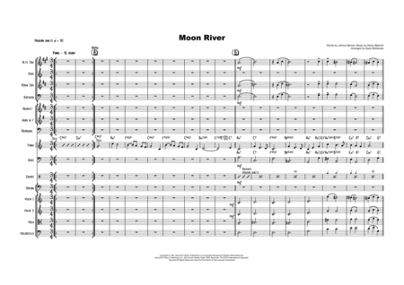 Moon River Instrumental Chamber Orchestra Sheet Music