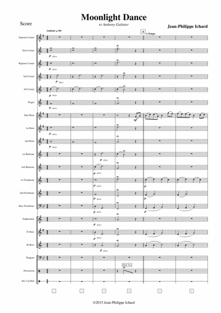 Moonlight Dance Full Score Sheet Music