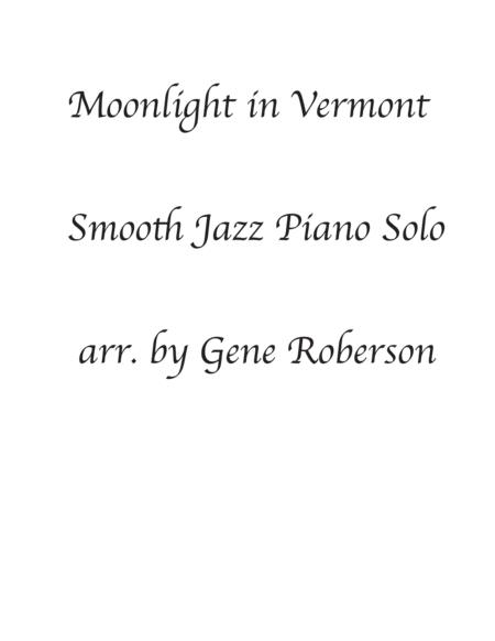 Moonlight In Vermont Smooth Jazz Piano Solo Sheet Music