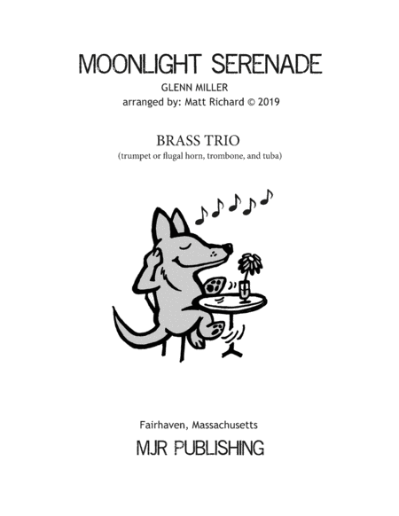 Moonlight Serenade Brass Trio Sheet Music