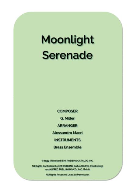 Moonlight Serenade By G Miller Sheet Music