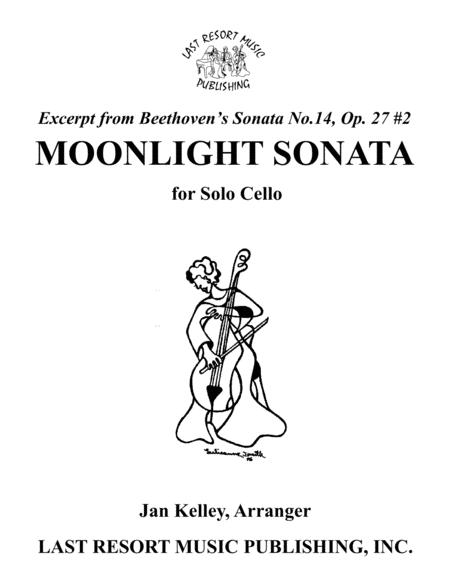 Free Sheet Music Moonlight Sonata For Solo Cello