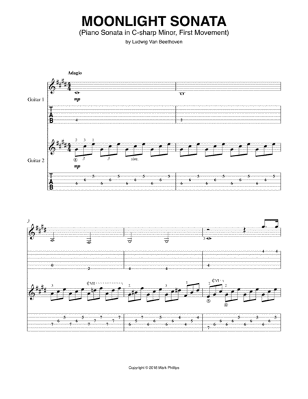 Free Sheet Music Moonlight Sonata Piano Sonata In C Sharp Minor First Movement