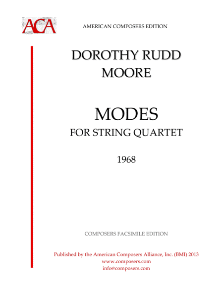 Free Sheet Music Moore Modes