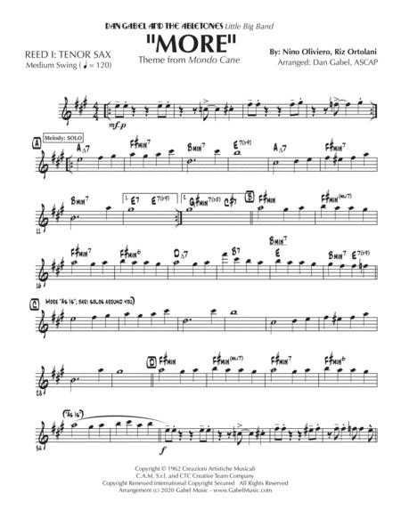 More Theme From Mondo Cane For Little Big Band Sheet Music