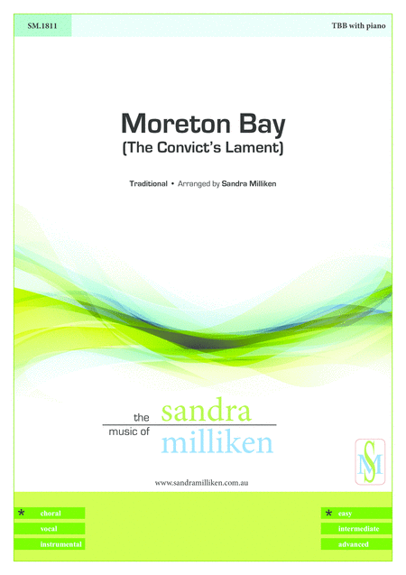 Moreton Bay The Convicts Lament Sheet Music