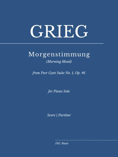 Morgenstimmung Morning Mood For Piano Solo Sheet Music