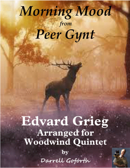 Morning Mood From Peer Gynt For Woodwind Quintet Sheet Music