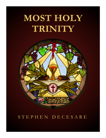 Free Sheet Music Most Holy Trinity