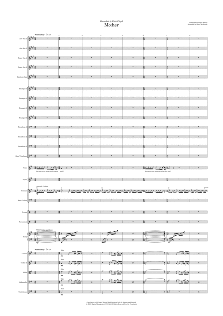 Free Sheet Music Mother Vocal With Big Band With Optional Strings Key Of G