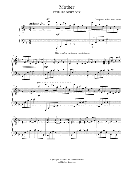 Mother Sheet Music