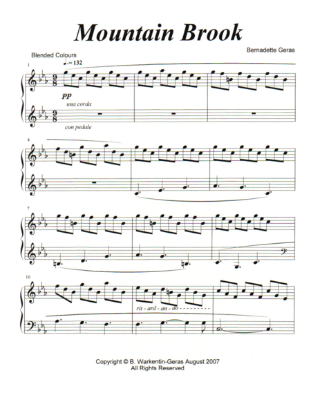 Mountain Brook Sheet Music