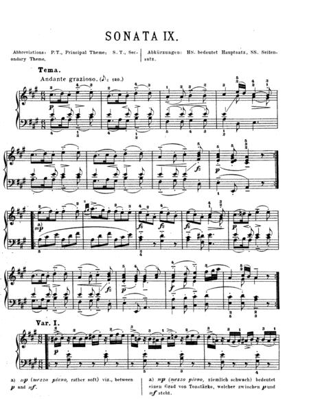 Mozart Piano Sonata No 11 In A Major K331 Full Complete Version Sheet Music