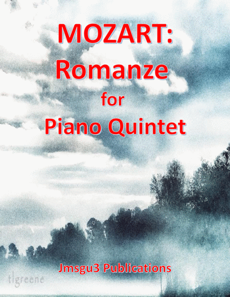 Mozart Romanze From K 525 For Piano Quintet Sheet Music