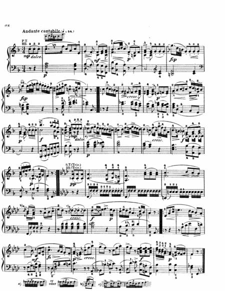 Mozart Sonata In C Major K 330 Ii Andante Cantabile Original Version Sheet Music