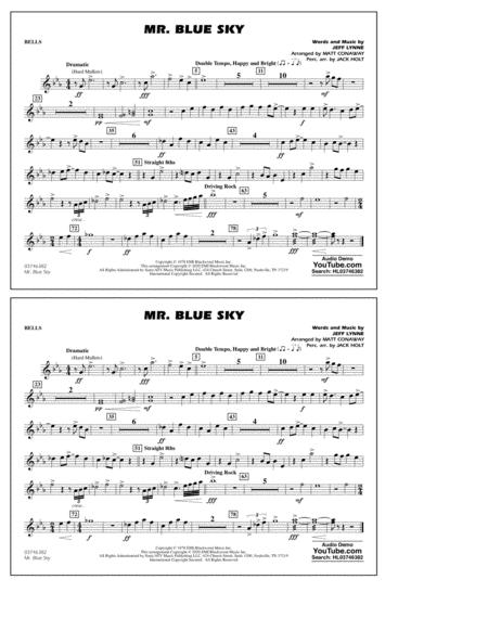 Mr Blue Sky Arr Matt Conaway Bells Sheet Music