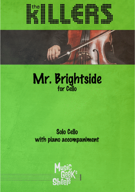 Free Sheet Music Mr Brightside By The Killers For Cello