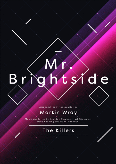 Mr Brightside String Quartet Sheet Music