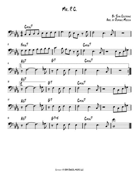 Free Sheet Music Mr P C Bass Clef